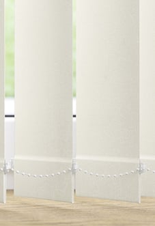Ajanta (Blackout), Crescent Silver - Vertical Blind Slats